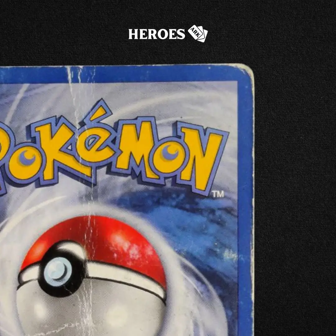 Damaged front view of a trading card from HeroesArk