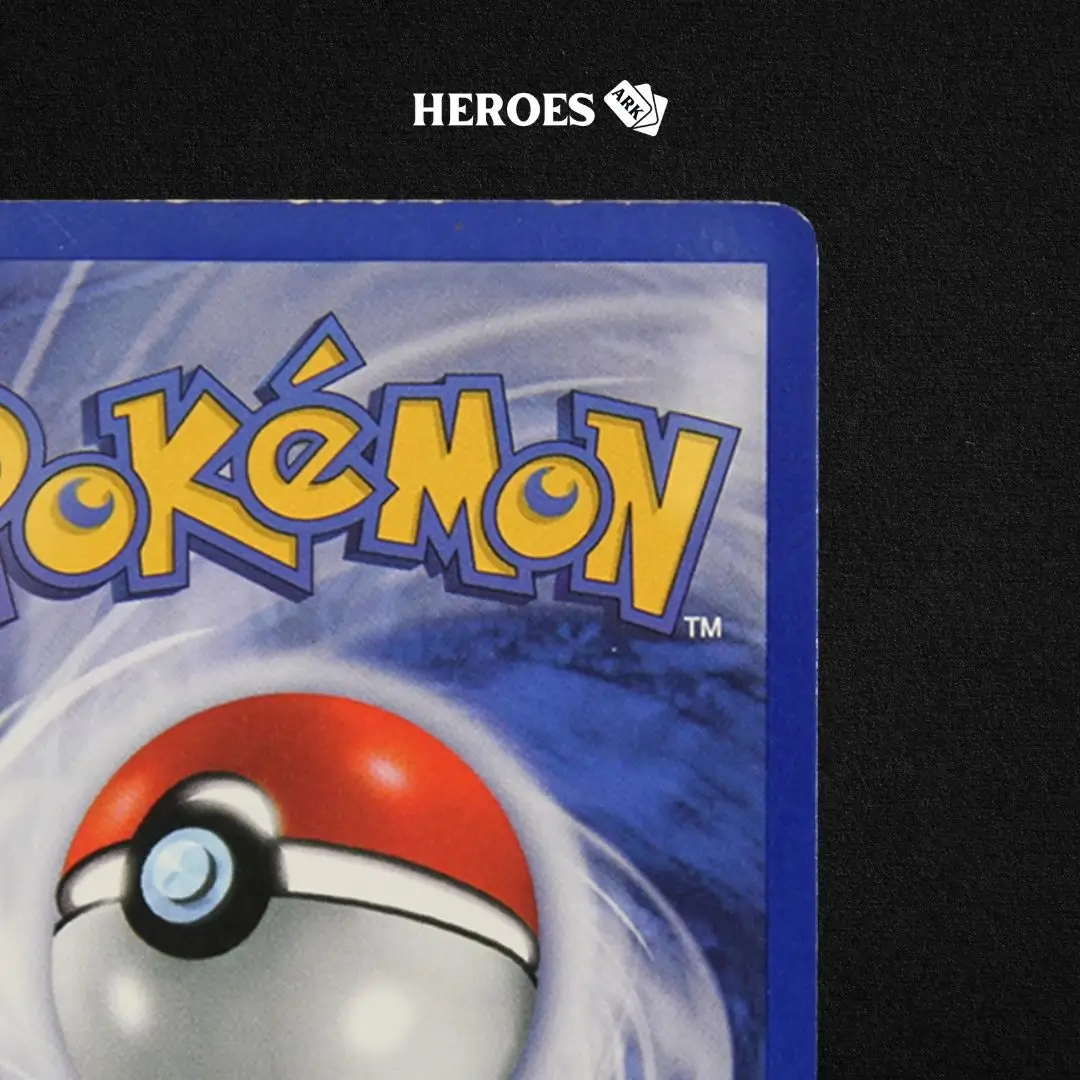 Moderately played back view of a trading card from HeroesArk