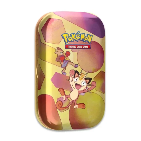 Scarlet & Violet 151 Mini Tin: Meowth and Hitmonchan