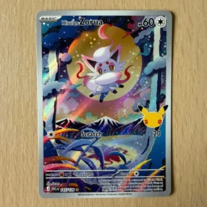 Hisuian Zorua 145128 trading card product photo made by Heroes Ark